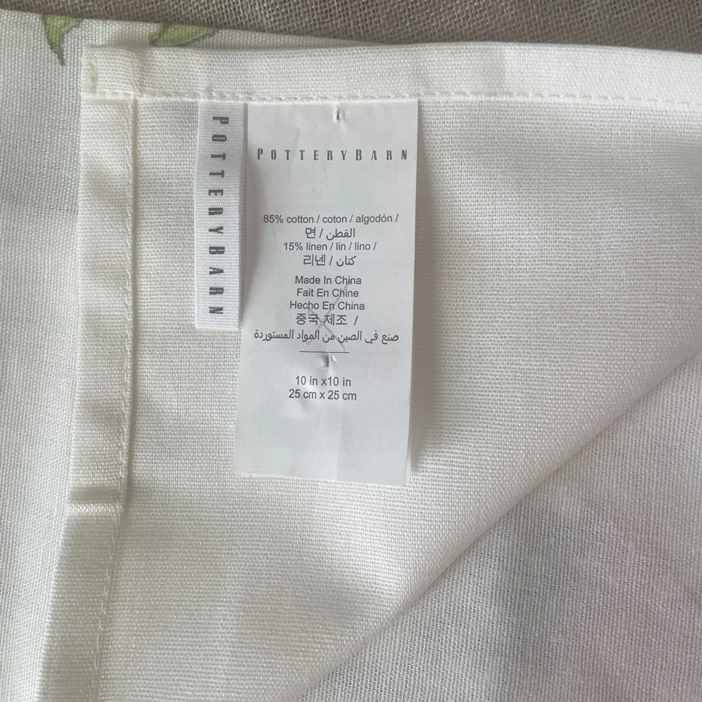 Pottery Barn Floral Bunny Kitchen Towel - Picture 4 of 4